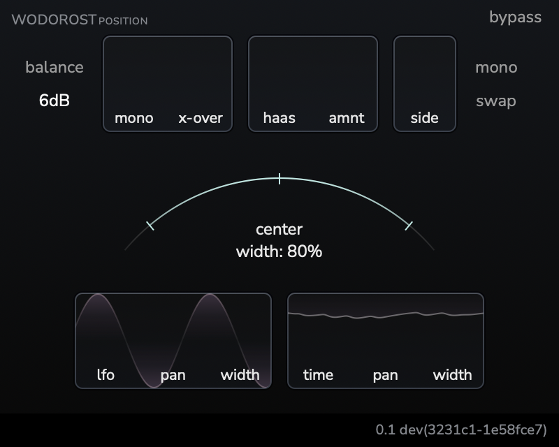 Position plugin screenshot